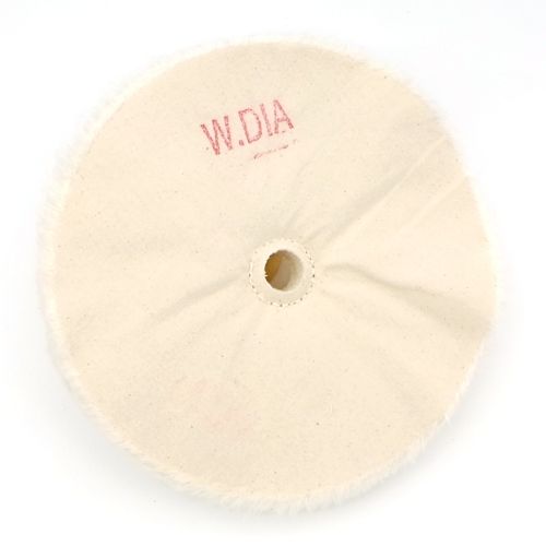 Beall 8 inch buffing wheel with centre hole (no hardware) for white diamond compund
